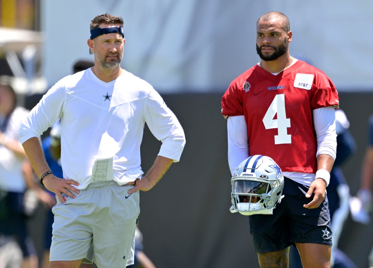Cowboys offensive coordinator Brian Schottenheimer has praised Dak Prescott's mentality.